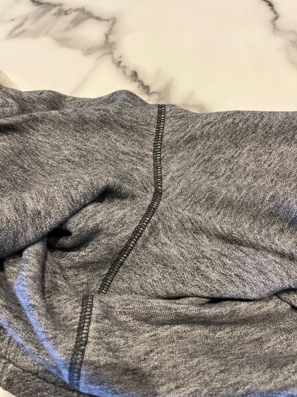 Abercrombie & Fitch Vintage Heather Gray Joggers Sweatpants Heritage Patch Small - Picture 6 of 12